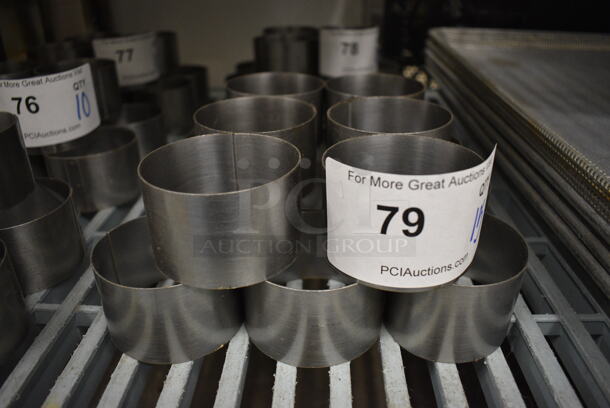 15 Metal Round Baking Rings. 2.75x2.75x1.75. 15 Times Your Bid! - Image 1 of 3