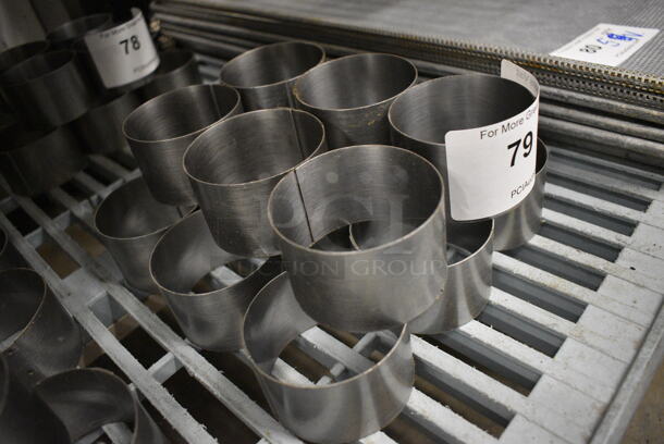 15 Metal Round Baking Rings. 2.75x2.75x1.75. 15 Times Your Bid! - Image 2 of 3