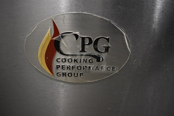 WOW! CPG Model S24-N Stainless Steel Commercial Natural Gas Powered 4 Burner Range w/ Oven and Overshelf. 150,000 BTU. 24x33x59 - Image 6 of 8