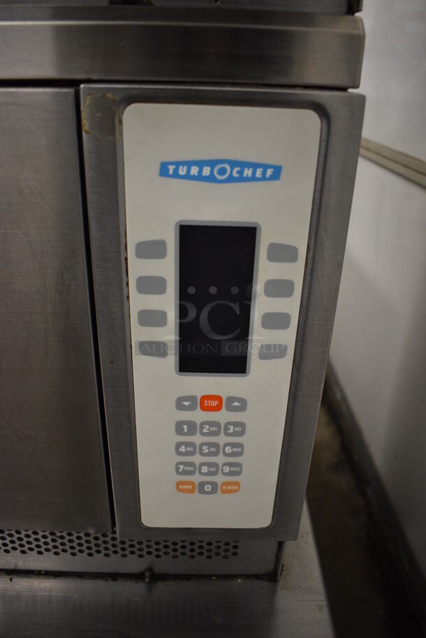 FANTASTIC! Turbochef Model NGC Stainless Steel Commercial Countertop Electric Powered Rapid Cook Oven on Stainless Steel Equipment Stand. 208-240 Volts, 1 Phase. 26x26x19, 30x30x12 - Image 3 of 7