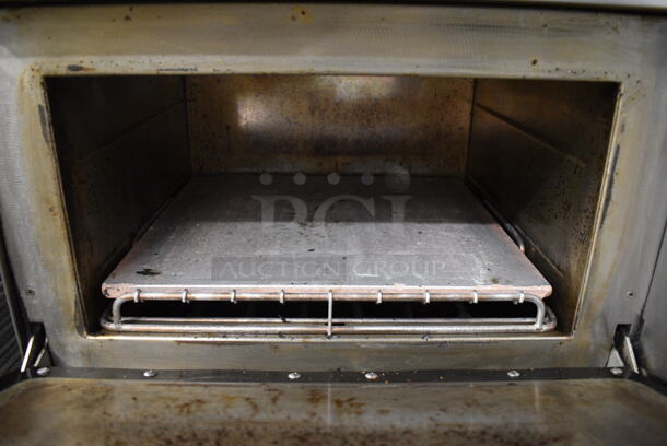 FANTASTIC! Turbochef Model NGC Stainless Steel Commercial Countertop Electric Powered Rapid Cook Oven on Stainless Steel Equipment Stand. 208-240 Volts, 1 Phase. 26x26x19, 30x30x12 - Image 4 of 7