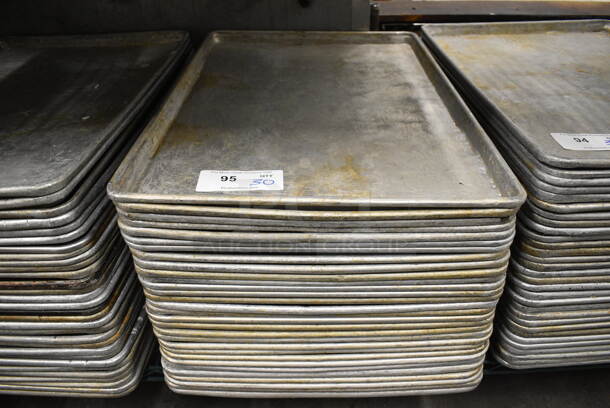 30 Metal Full Size Baking Pans. 18x26x1. 30 Times Your Bid!
