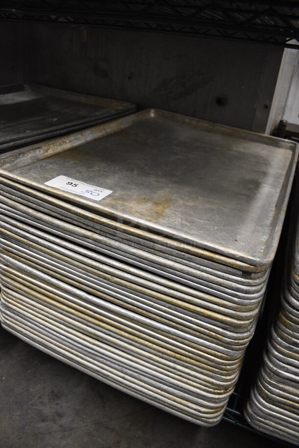 30 Metal Full Size Baking Pans. 18x26x1. 30 Times Your Bid! - Image 3 of 3