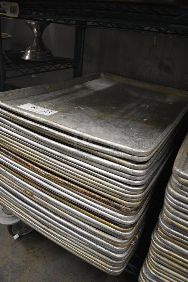 30 Metal Full Size Baking Pans. 18x26x1. 30 Times Your Bid! - Image 3 of 3