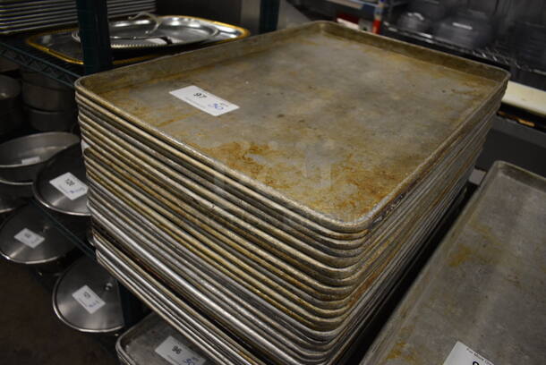 30 Metal Full Size Baking Pans. 18x26x1. 30 Times Your Bid! - Image 2 of 3