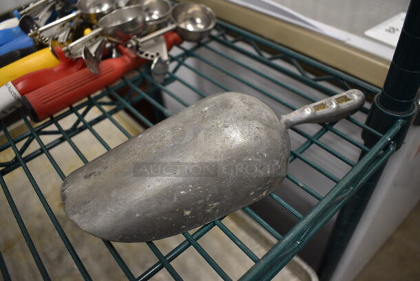 2 Various Metal Ice Scoops. 12x5x3, 9x3x2. 2 Times Your Bid! - Image 2 of 2