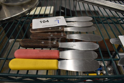 7 Stainless Steel Spreaders. 7.5". 7 Times Your Bid!