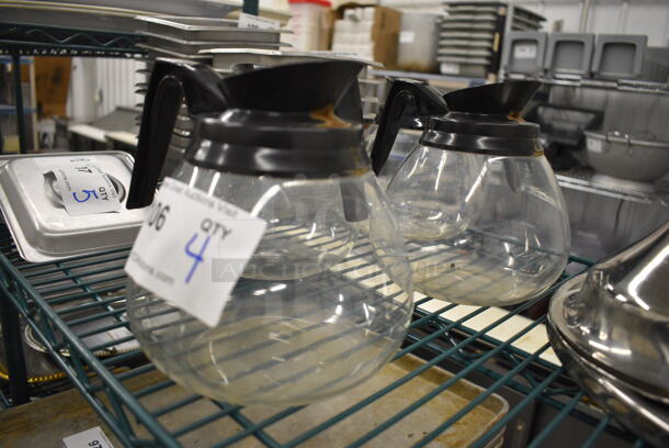 4 Coffee Pots. 7x6x7. 4 Times Your Bid! - Image 2 of 3