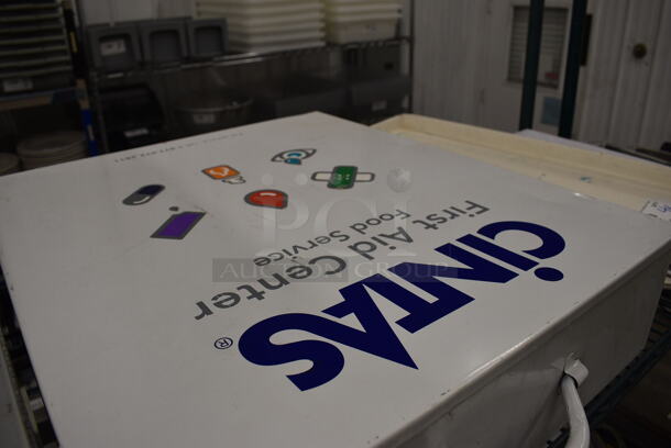 Cintas White Metal First Aid Kit Box. 19.5x5.5x22 - Image 2 of 4