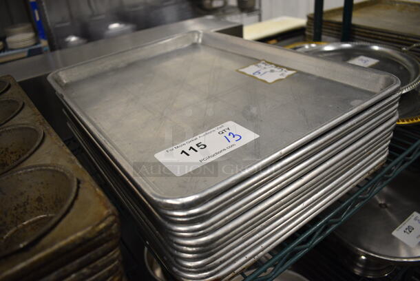 13 Metal Half Size Baking Pans. 13x18x1. 13 Times Your Bid! - Image 2 of 3