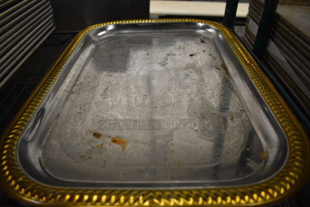 2 Metal Serving Trays. Includes 12.5x18x0.5. 2 Times Your Bid! - Image 3 of 3