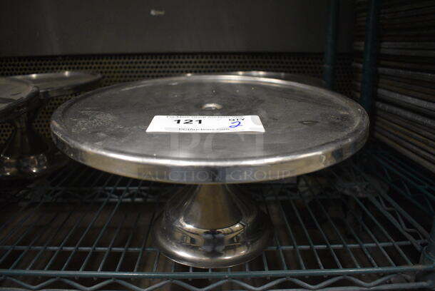 2 Stainless Steel Countertop Cake Stands. 13x13x7. 2 Times Your Bid! - Image 1 of 3