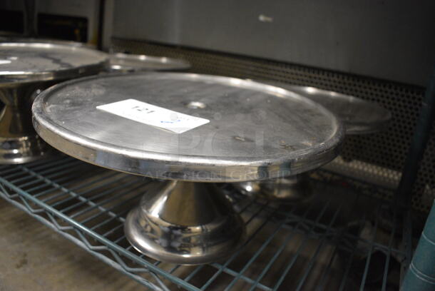 2 Stainless Steel Countertop Cake Stands. 13x13x7. 2 Times Your Bid! - Image 2 of 3