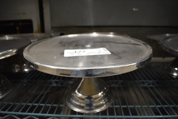 2 Stainless Steel Countertop Cake Stands. 13x13x7. 2 Times Your Bid! - Image 1 of 3