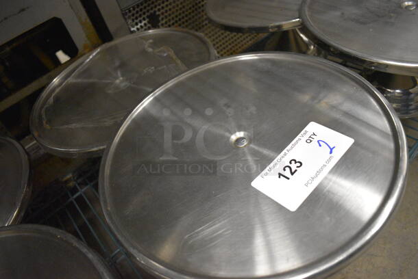 2 Stainless Steel Countertop Cake Stands. 13x13x7. 2 Times Your Bid! - Image 3 of 3