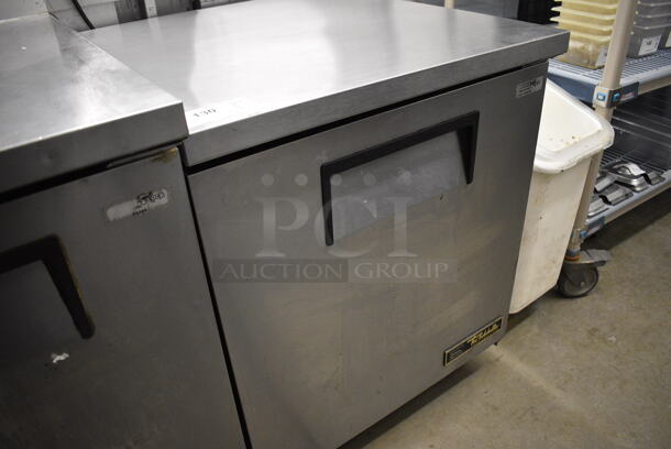 GREAT! 2016 True Model TUC-27-HC Stainless Steel Commercial Single Door Undercounter Cooler on Commercial Casters. 115 Volts, 1 Phase. 27.5x30x34.5. Tested and Working! - Image 3 of 5