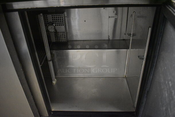GREAT! 2016 True Model TWT-48F-HC ENERGY STAR Stainless Steel Commercial 2 Door Work Top Freezer on Commercial Casters. 115 Volts, 1 Phase. 48.5x30x40. Tested and Does Not Power On - Image 5 of 7