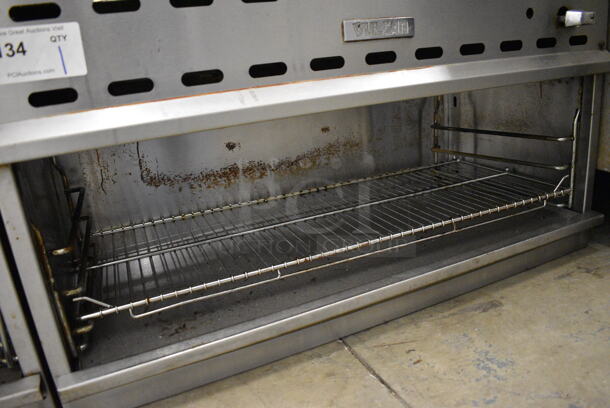 GREAT! Vulcan Stainless Steel Commercial Gas Powered Cheese Melter. 36x18x23 - Image 3 of 6