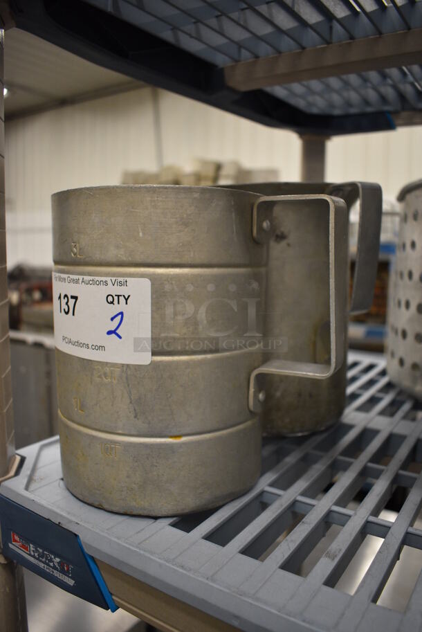2 Metal Pitchers. Includes 8.5x6x8. 2 Times Your Bid! - Image 2 of 3