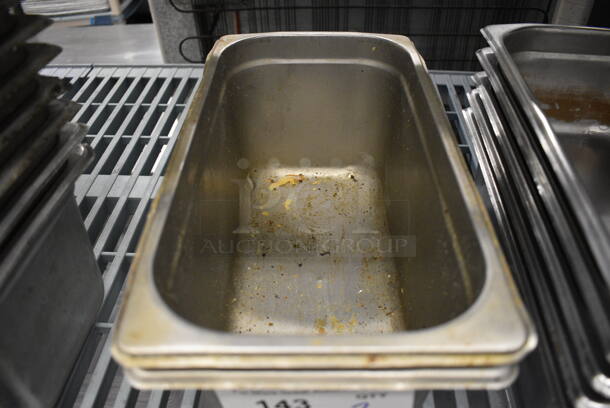 2 Stainless Steel 1/3 Size Drop In Bins. 1/3x6. 2 Times Your Bid! - Image 2 of 3