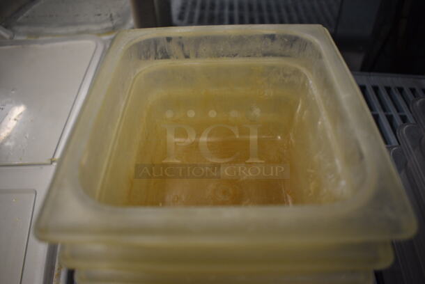 7 Poly 1/6 Size Drop In Bins. 1/6x4. 7 Times Your Bid! - Image 3 of 3