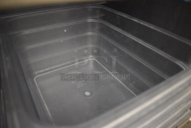 9 Poly Clear 1/2 Size Drop In Bins. 1/2x6. 9 Times Your Bid! - Image 3 of 3