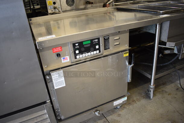 GREAT! 2017 Winston CVap Model CAC507GR Stainless Steel Commercial Single Door Undercounter Warming Holding Cabinet on Commercial Casters. 208 Volts, 1 Phase. 40x36x37 - Image 3 of 6