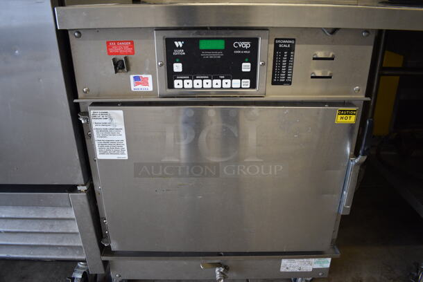 GREAT! 2017 Winston CVap Model CAC507GR Stainless Steel Commercial Single Door Undercounter Warming Holding Cabinet on Commercial Casters. 208 Volts, 1 Phase. 40x36x37 - Image 4 of 6