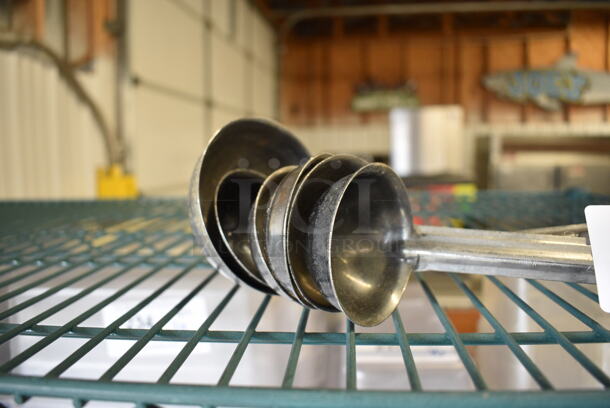 6 Various Metal Ladles. Includes 12". 6 Times Your Bid! - Image 2 of 2