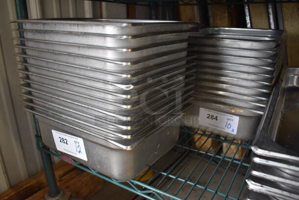 10 Stainless Steel 1/2 Size Drop In Bins. 1/2x4. 10 Times Your Bid! - Image 4 of 4