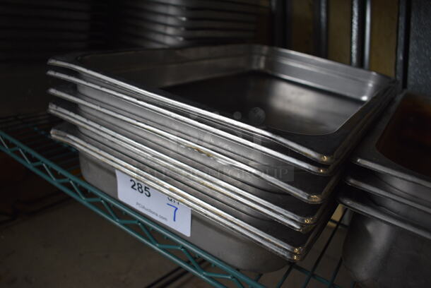7 Stainless Steel Full Size Drop In Bins. 1/1x2. 7 Times Your Bid! - Image 3 of 3
