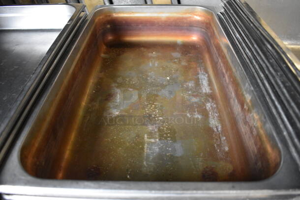 3 Stainless Steel Full Size Drop In Bins. 1/1x4. 3 Times Your Bid! - Image 3 of 3