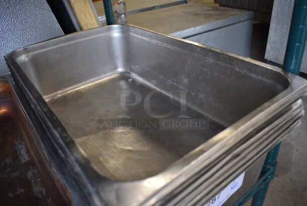 6 Stainless Steel Full Size Drop In Bins. 1/1x6. 6 Times Your Bid! - Image 2 of 3