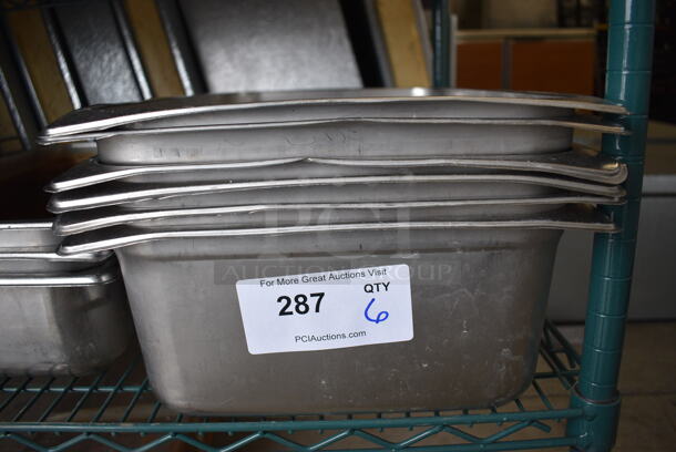 6 Stainless Steel Full Size Drop In Bins. 1/1x6. 6 Times Your Bid! - Image 3 of 3
