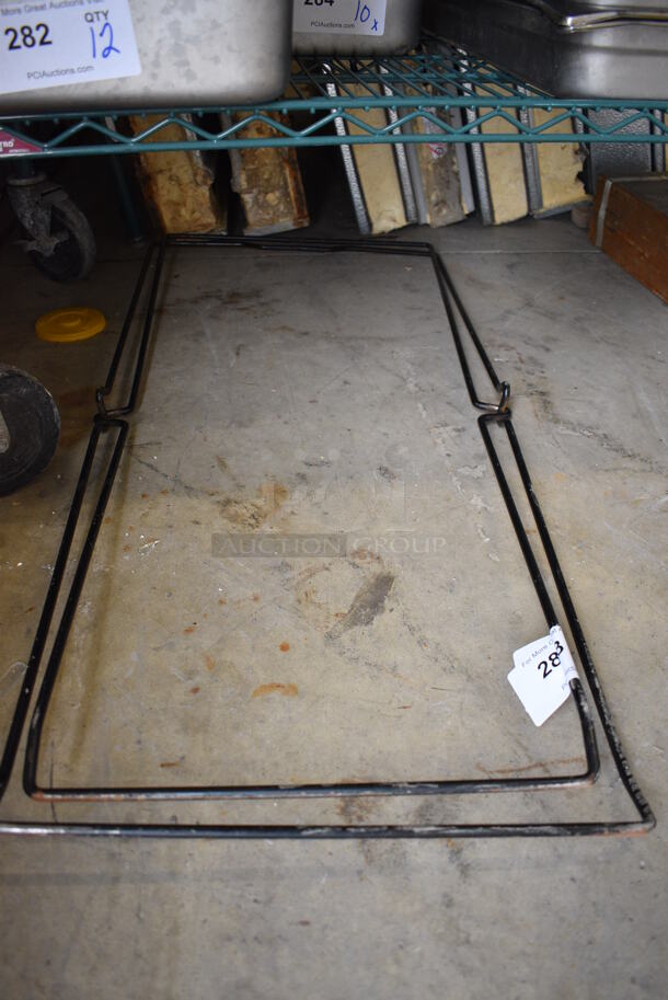 Black Metal Laundry Bag Frame. 38x16 - Image 2 of 2