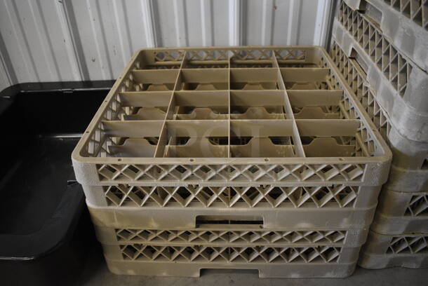 12 Tan Poly Dish Caddies. Includes 19.5x19.5x4. 12 Times Your Bid! - Image 5 of 5