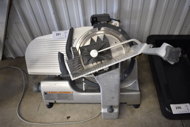 GORGEOUS! Hobart Model HS6N Stainless Steel Commercial Countertop Meat Slicer w/ Blade Sharpener. 120 Volts, 1 Phase. 29x25x26. Tested and Working!