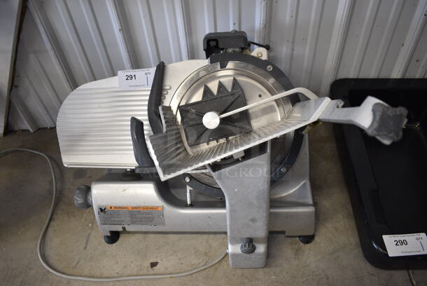 GORGEOUS! Hobart Model HS6N Stainless Steel Commercial Countertop Meat Slicer w/ Blade Sharpener. 120 Volts, 1 Phase. 29x25x26. Tested and Working! - Image 1 of 8