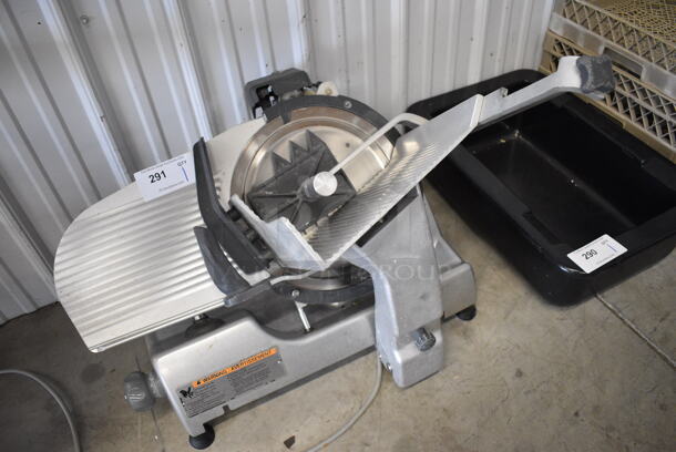 GORGEOUS! Hobart Model HS6N Stainless Steel Commercial Countertop Meat Slicer w/ Blade Sharpener. 120 Volts, 1 Phase. 29x25x26. Tested and Working! - Image 3 of 8