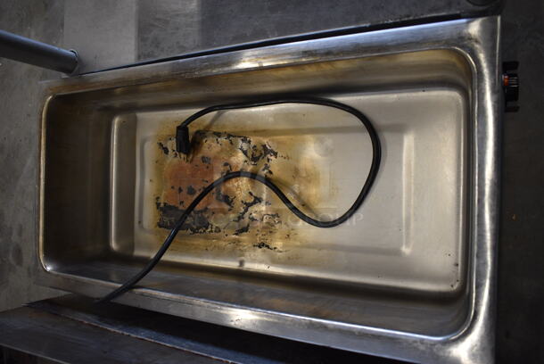 NICE! APW Wyott Classic Standex Model W-43V Stainless Steel Commercial Countertop Food Warmer. 120 Volts, 1 Phase. 14.5x29.5x9. Tested and Working! - Image 4 of 5