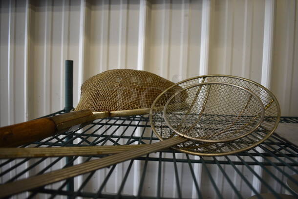 3 Various Metal Items; Strainer and 2 Skimmers. Includes 20x7. 3 Times Your Bid! - Image 2 of 2