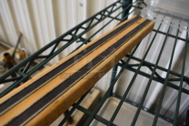 Metal and Wooden Magnetic Strip. 18" - Image 2 of 2