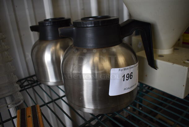 2 Metal Coffee Pots. 9x7x8. 2 Times Your Bid! - Image 2 of 2
