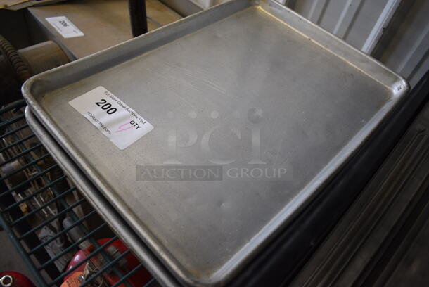 4 Metal Half Size Baking Pans. 13x18x1. 4 Times Your Bid! - Image 2 of 2