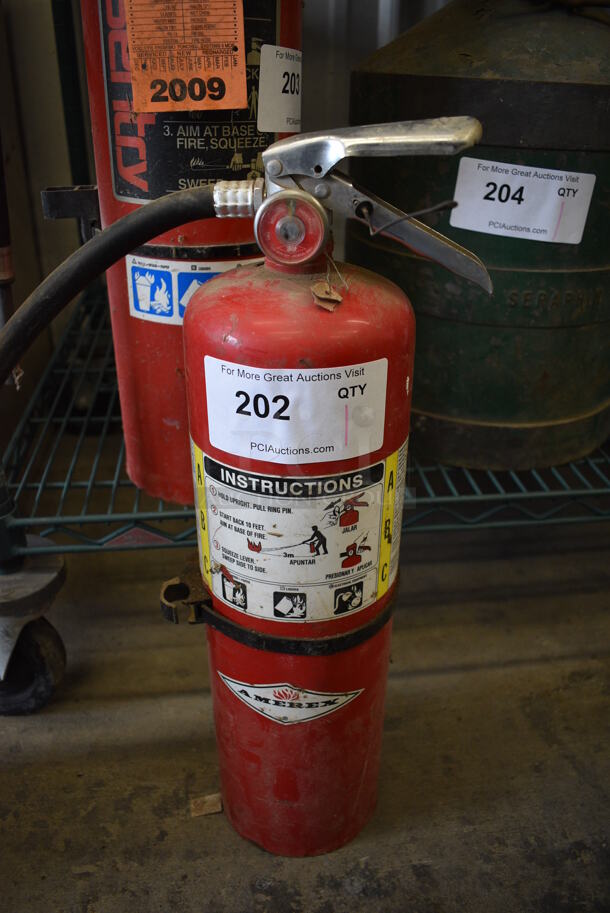 Amerex Dry Chemical Fire Extinguisher. 6x5x20