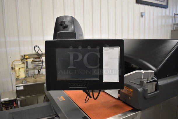 FANTASTIC! Hobart Model AWS Metal Commercial Floor Style Wrapping Station w/ Hobart Model EPCP Touch Screen and Label Printer on Commercial Casters. 120/208-240 Volts, 1 Phase. 79x49x66 - Image 4 of 10