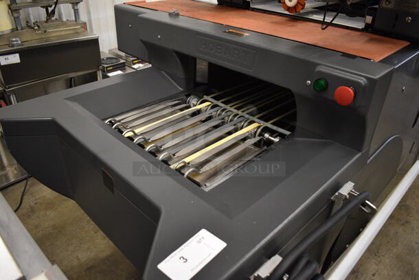 FANTASTIC! Hobart Model AWS Metal Commercial Floor Style Wrapping Station w/ Hobart Model EPCP Touch Screen and Label Printer on Commercial Casters. 120/208-240 Volts, 1 Phase. 79x49x66 - Image 5 of 10