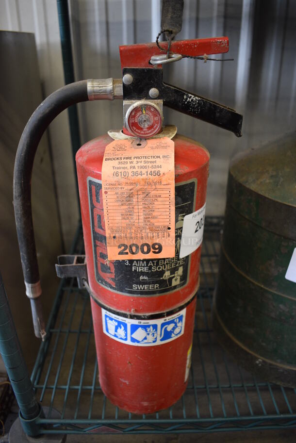 Sentry Dry Chemical Fire Extinguisher. 7x6x20