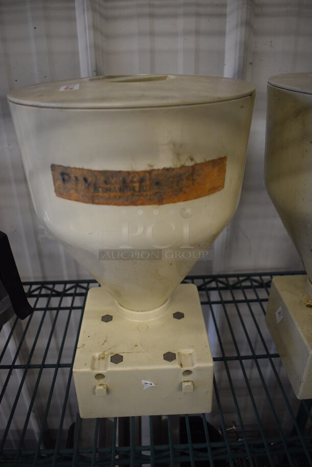 3 Poly Pastry Filler Hoppers for Edhard Machine. 1 w/o Lid. 9x9x13. 3 Times Your Bid! - Image 5 of 11