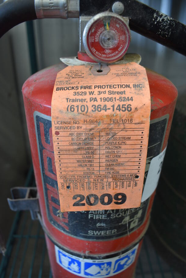 Sentry Dry Chemical Fire Extinguisher. 7x6x20 - Image 3 of 4